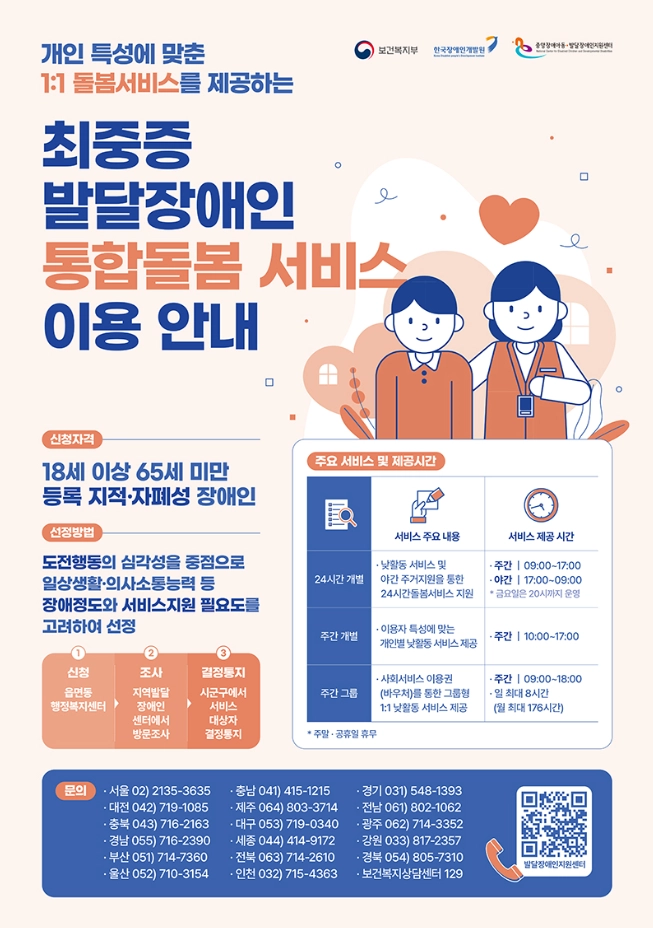 최중증 발달장애인 통합돌봄 서비스