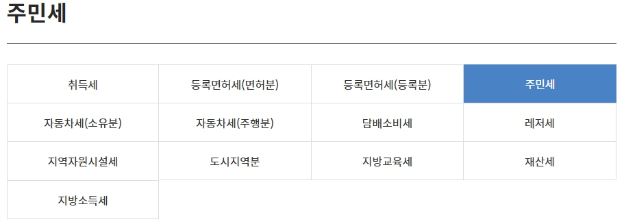 주민세에 대한 모든 것 : 납부 대상자부터 납부 방법까지 3