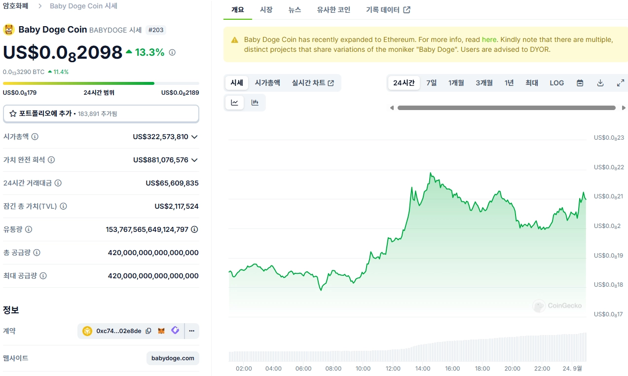 베이비 도지코인 시세와 전망, 구매 방법 3