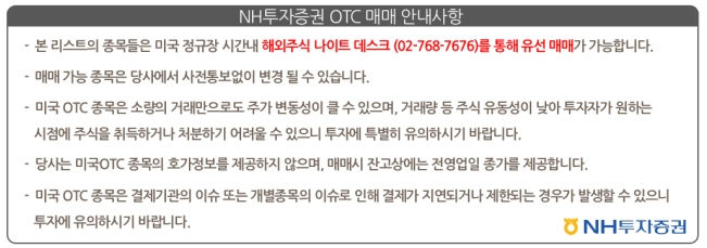 미국 OTC 장외주식 거래에 대한 모든 것 3