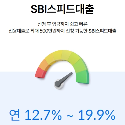 SBI 저축은행 사이다 뱅크 비상금대출