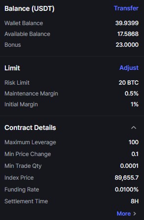 비트코인 무기한 선물거래 USDT 마진 완벽 가이드 (BTC-SWAP-USDT) 16