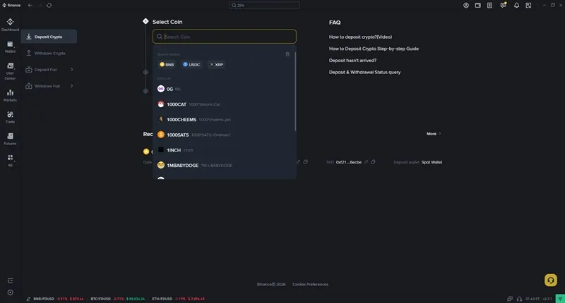 바이낸스 입금 방법 완벽 가이드 - 국내 거래소, 트래블룰, 수수료 총정리 3