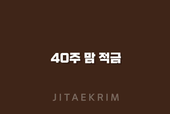 40주 맘 적금, 신한은행의 특별한 혜택을 알아보세요! 1