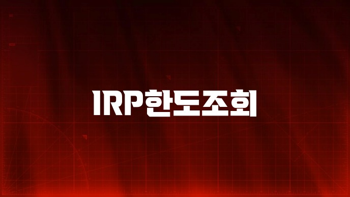 IRP한도조회