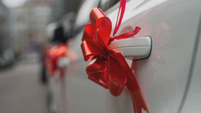 자동차 대출 신청서를 작성하는 모습