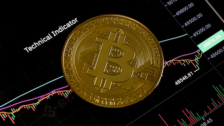 상승과 하락을 반복하는 암호화폐 거래 차트