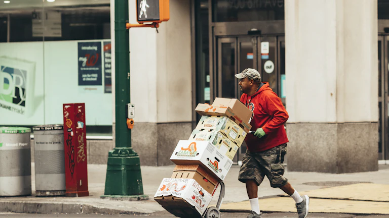 배달 전문 공유 주방 입점 장단점, 보증금 없이 월세로만 장사하기 현명한 선택 가이드 4 음식을 배달하는 배달 기사