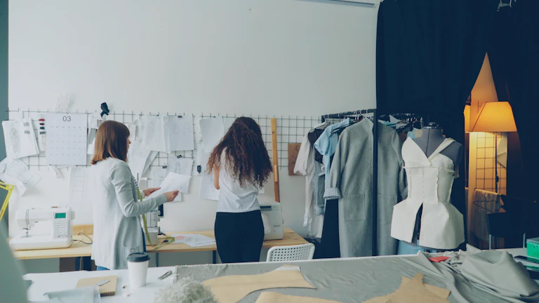 가족 기업 구성원들이 회의하는 모습