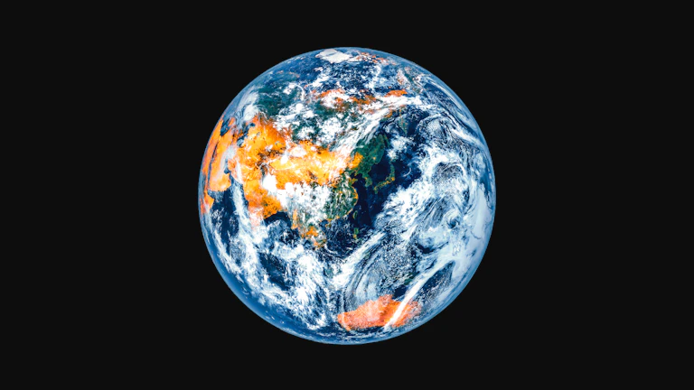 코인베이스(COIN) 주가, 비트코인 가격 연동성 심층 분석과 거래 수수료 수익 구조의 모든 것 4 전 세계 지도가 보이는 디지털 화면