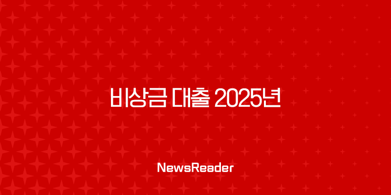 비상금 대출 2025년 최신 정보 무직자, 주부도 가능한 곳 총정리 27