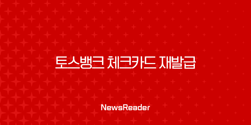 토스뱅크 체크카드 재발급 방법, 분실 및 훼손 시 비용과 배송 기간 총정리 29