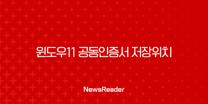 윈도우11 공동인증서 저장위치 완벽 가이드, NPKI 폴더 정확히 찾는 법 1