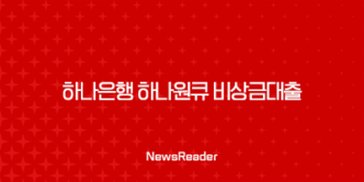 하나은행 하나원큐 비상금대출 및 신청방법 알아보기(2024년) 21