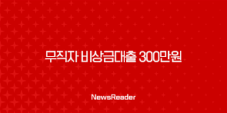무직자 비상금대출 300만원 가능한곳 정리 37