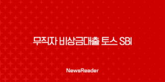 무직자 비상금대출 토스 SBI 500만원 알아보기 11