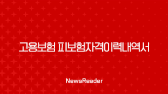 고용보험 피보험자격이력내역서 발급방법 조회 87