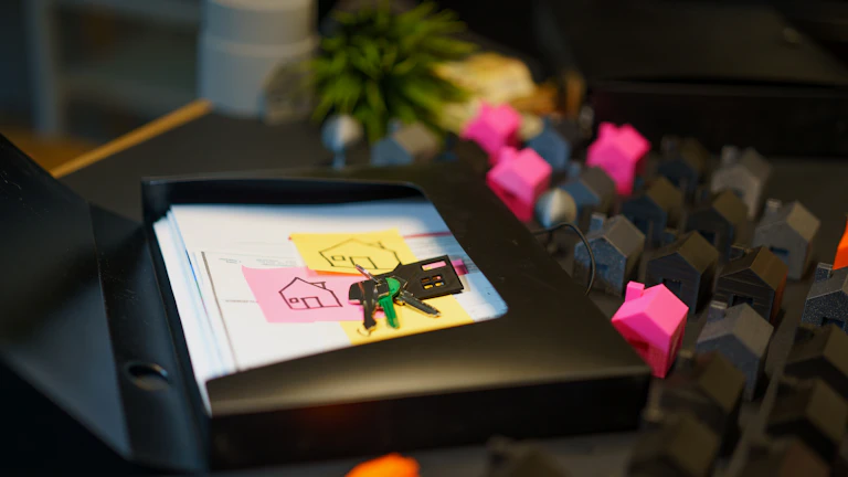 부동산 거래를 협상하는 사람들