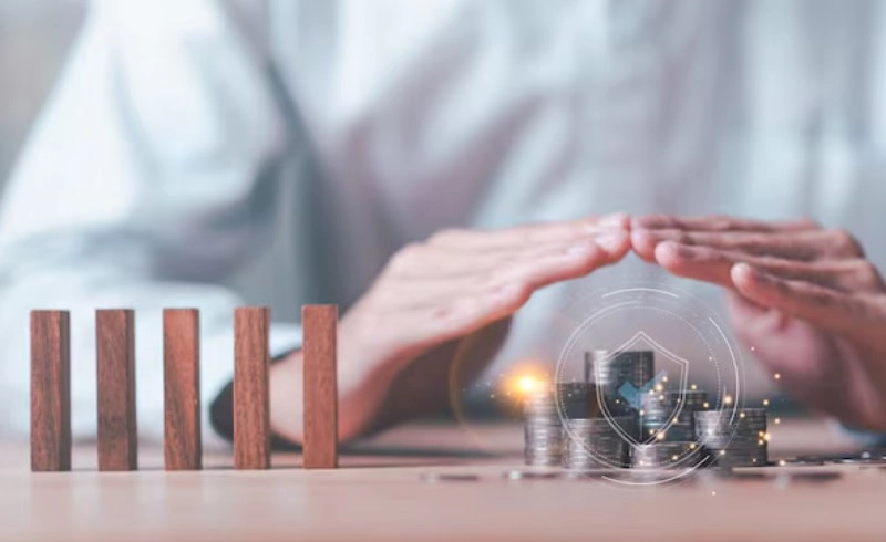 금융 투자의 안전을 강조하는 이미지