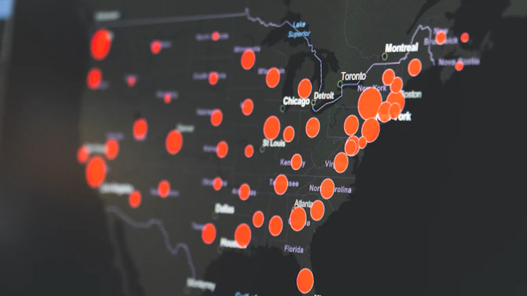 쓰론 앤 리버티 월드 맵 스크린샷