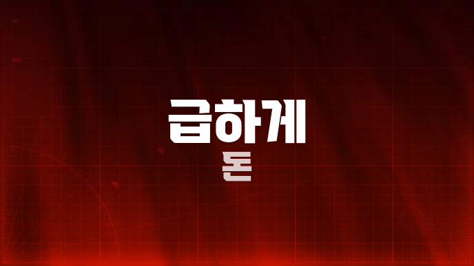 급하게 돈