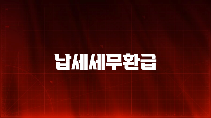 납세세무환급