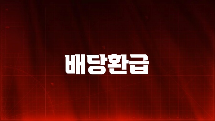 배당환급