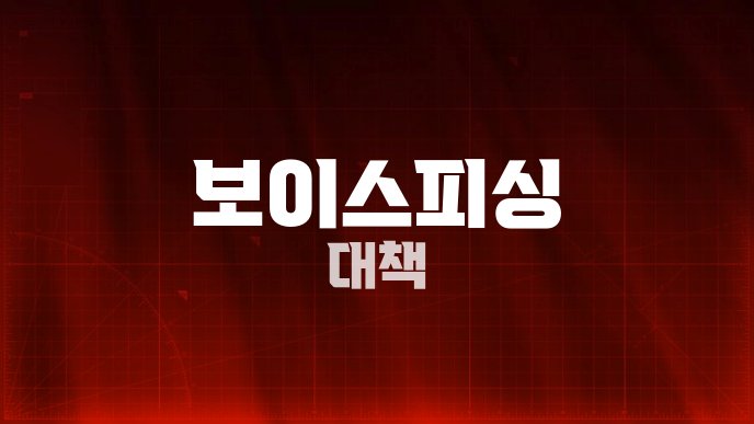 보이스피싱 대책