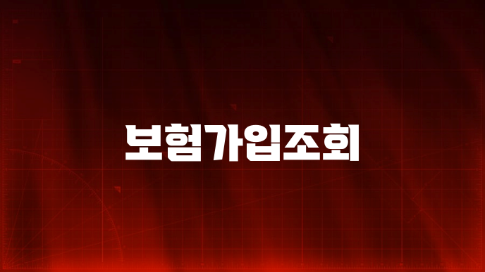 보험가입조회