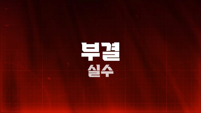 부결 실수