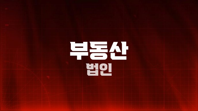 부동산 법인