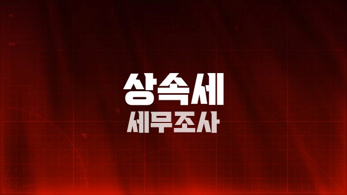 상속세 세무조사