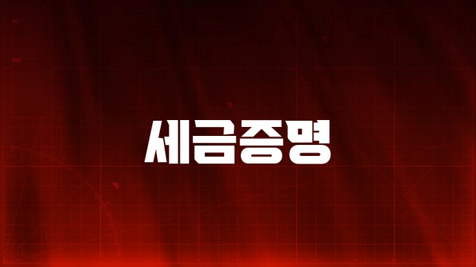 세금증명