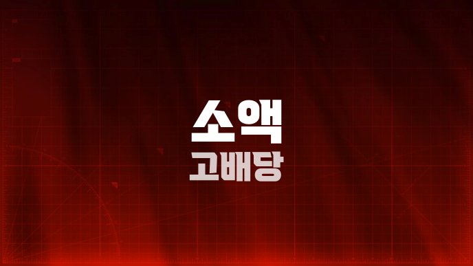 소액 고배당