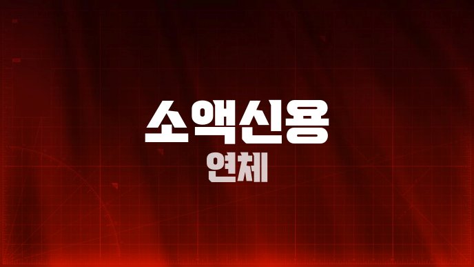 소액신용 연체