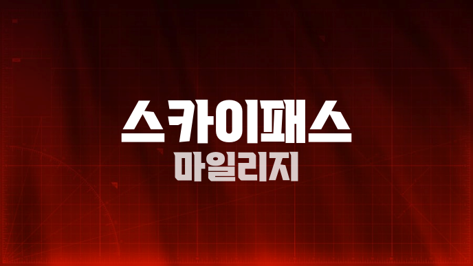 스카이패스 마일리지