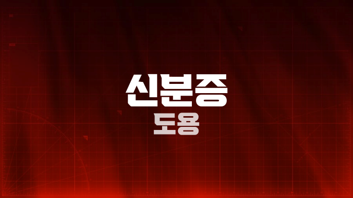 신분증 도용
