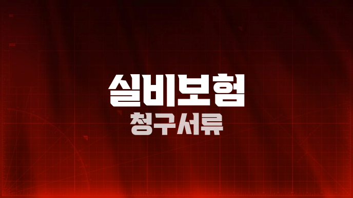 실비보험 청구서류
