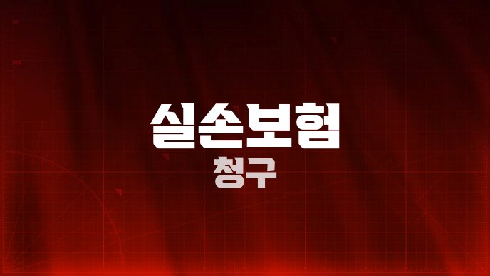 실손보험 청구
