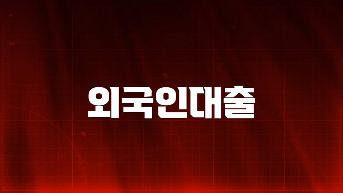 외국인대출