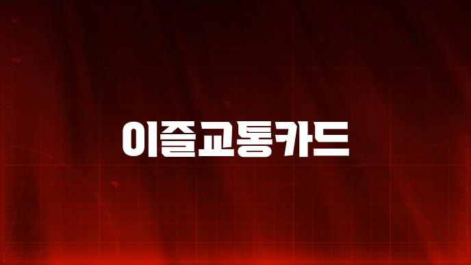 이즐교통카드