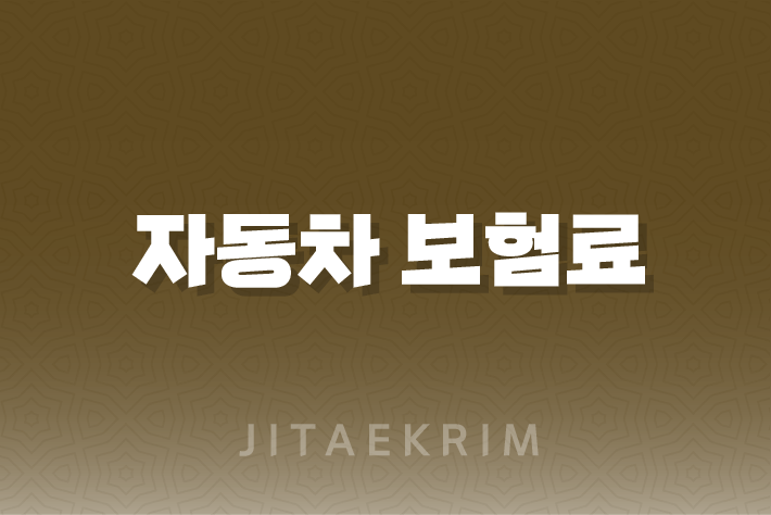 중고차 구매 시 필수 체크리스트 - 현대해상과 DB손해보험의 자동차 보험료 계산 1