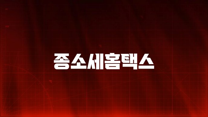 종소세홈택스