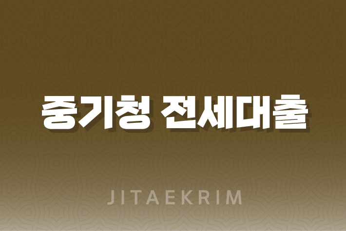 중소기업에 종사하는 청년들을 위한 중기청 전세대출 안내 15