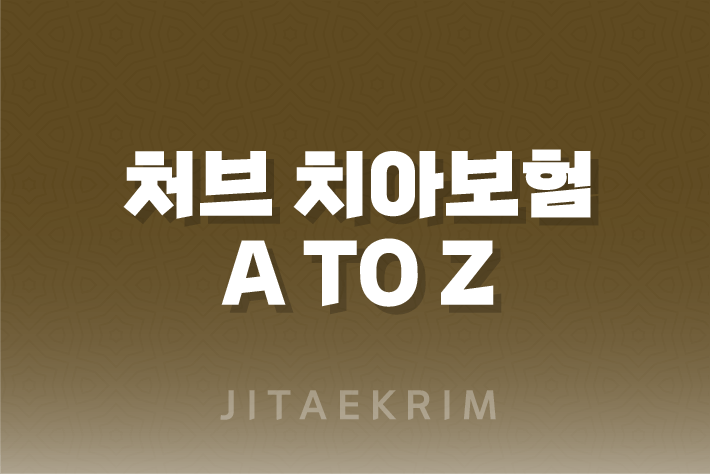 처브 치아보험의 A to Z