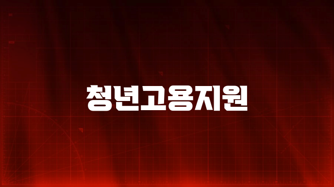청년고용지원