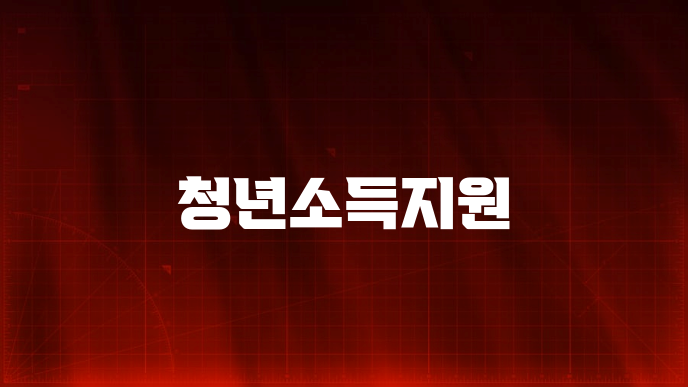 청년소득지원