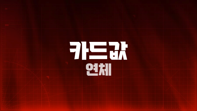 카드값 연체