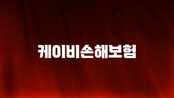 케이비손해보험