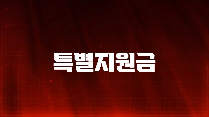 특별지원금